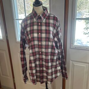 NWOT Brooks Brothers Red and Black Plaid Shirt